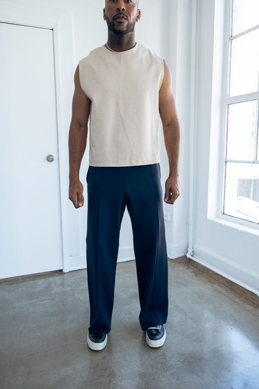 Relaxed Lounge Pants - Navy