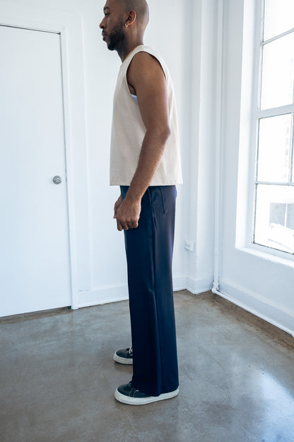 Relaxed Lounge Pants - Navy