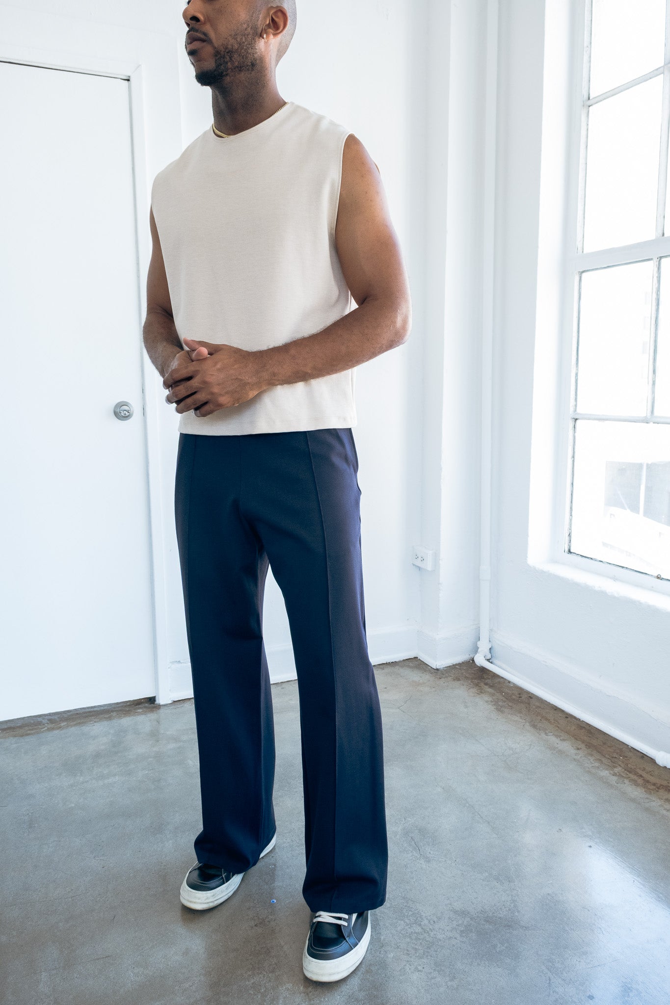 Relaxed Lounge Pants - Navy