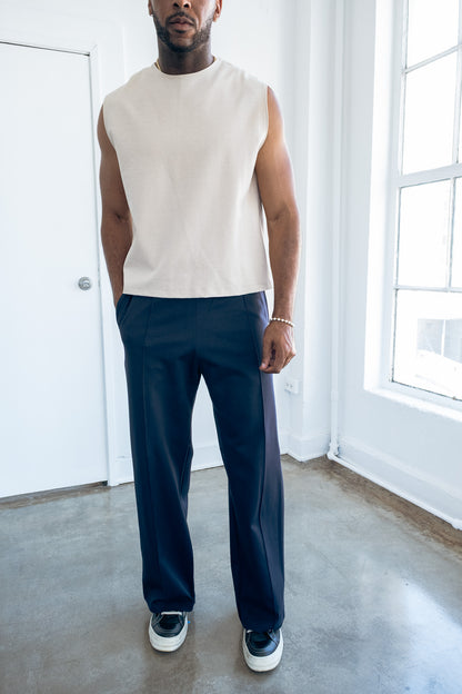 Relaxed Lounge Pants - Navy