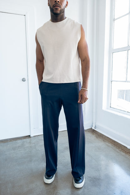 Relaxed Lounge Pants - Navy