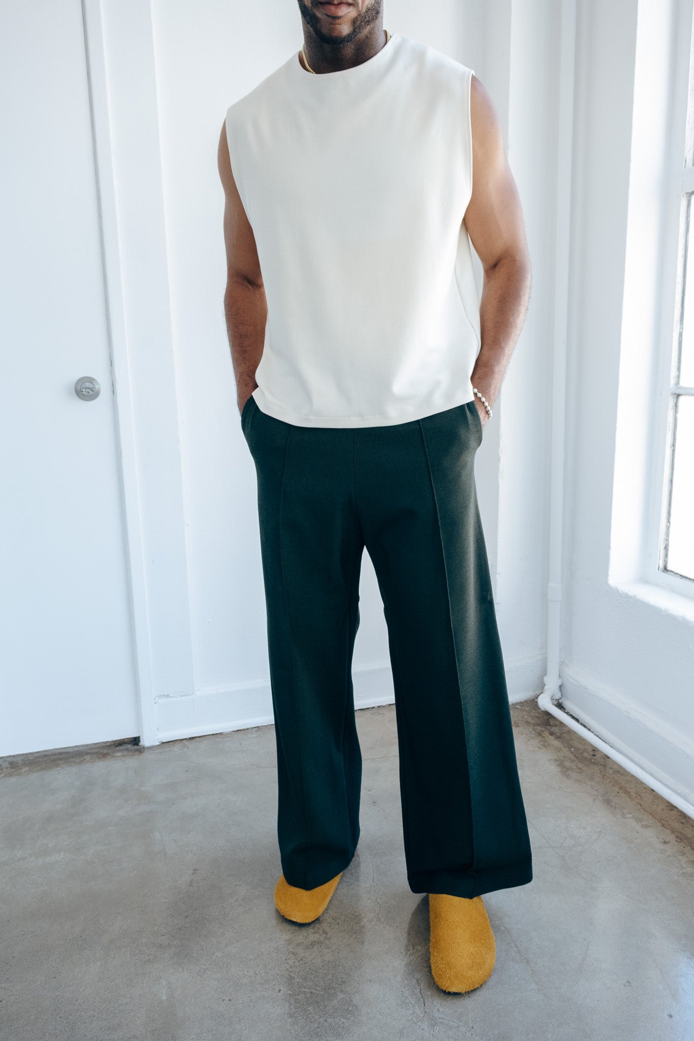 Relaxed Lounge Pants - Hunter Green