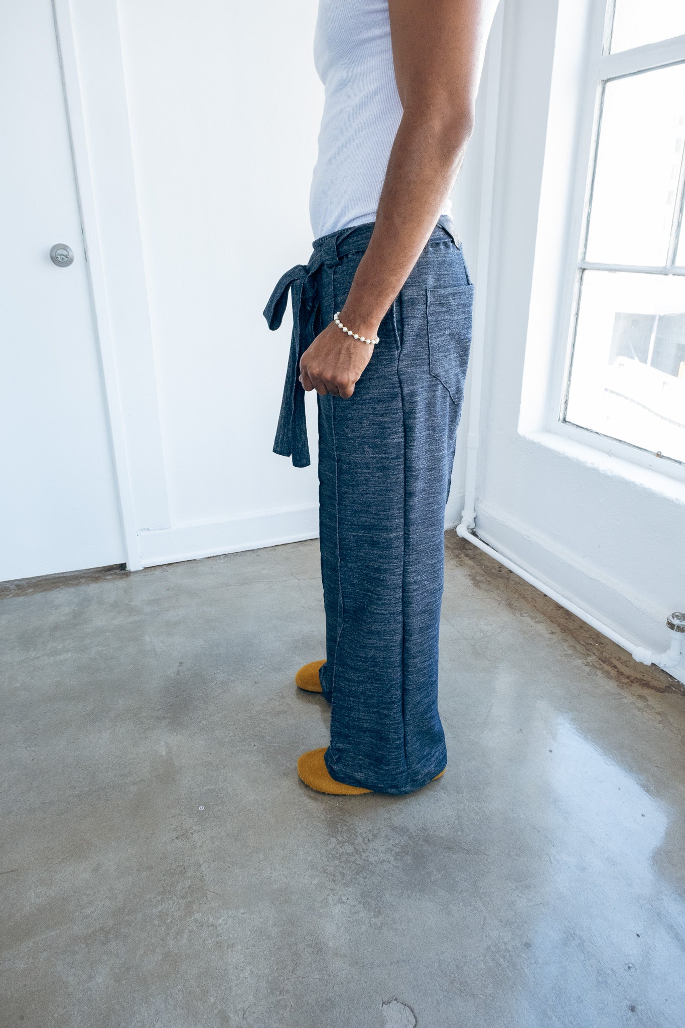 Navy Indigo - Heavy Flared Pants