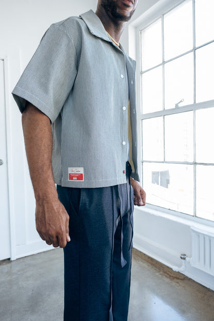 Denim PinStripe Button up