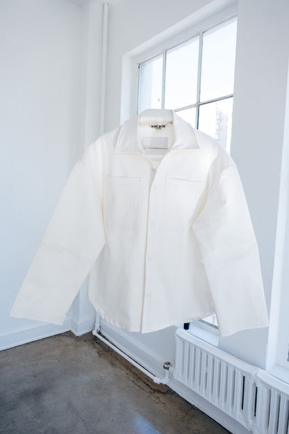Shacket Button Up- White