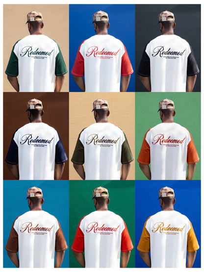 Raglan Waffle knit Tee - Multiple Colors