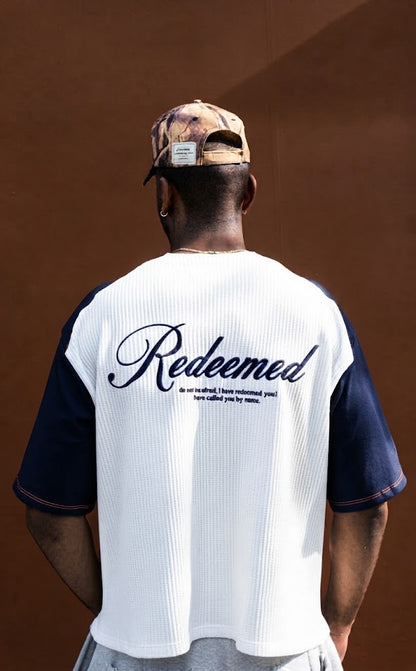 Raglan Waffle knit Tee - Multiple Colors