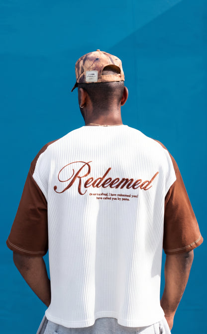 Raglan Waffle knit Tee - Multiple Colors